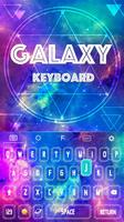 Poster Color Keyboard Galaxy Theme