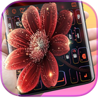 آیکون‌ Glitter Flower Keyboard