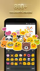 Luxury Gold Diamond Keyboard Theme APK 下載