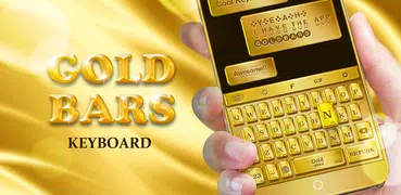 Luxury Golden Keyboard Theme f