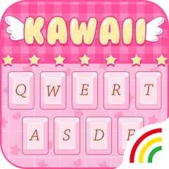 Pink Kawaii Keyboard Theme APK Herunterladen