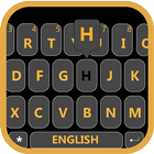 Luxury Golden Black Keyboard simgesi
