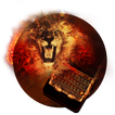 ”Fire Lion Keyboard Theme - Emo