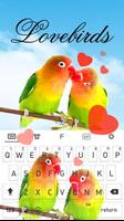 Lovebird Animated Keyboard Plakat