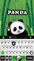 Panda الملصق