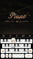 Black&White Piano Keyboard The الملصق