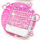 Best Keyboard Theme - Free Pink Love Emoji & Gif 圖標