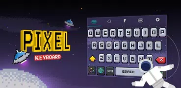 Pixel Emoji Keyboard Theme