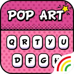 Sweetie Pop Art Keyboard Theme APK download