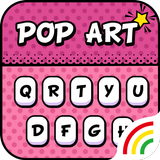 Sweetie Pop Art Keyboard Theme Zeichen