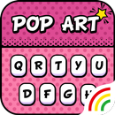 Sweetie Pop Art Keyboard Theme APK