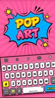 Sweetie Pop Art Keyboard Theme الملصق
