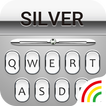 Silver Keyboard - Free Emoji &