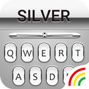 Silver Keyboard - Free Emoji & APK