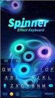 Fidget Spinner Keyboard Theme постер