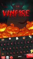 Halloween keyboard Theme - Vam plakat