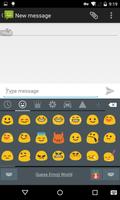 Emoji Keyboard - Lollipop Dark ảnh chụp màn hình 2