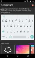 Emoji Keyboard - LollipopLight screenshot 3