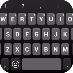 Emoji Keyboard - Black Round APK Herunterladen