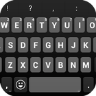 Emoji Keyboard - Black Round ikona