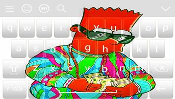 Cool Bart Art keyboard capture d'écran 1