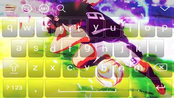 Captain Anime Tsubasa New dream team keyboard capture d'écran 3