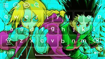 Hunter x Hunter keyboard स्क्रीनशॉट 1