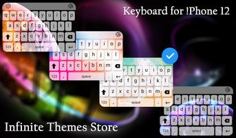 Keyboard for Phone 13 pro - OS 14 Style Keyboard الملصق