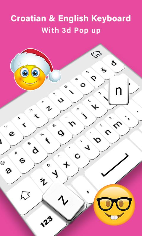 Croatian Keyboard Hrvatska Fonetska Tipkovnica For Android