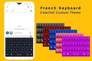 French English Keyboard App الملصق