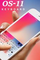 Free Phone X keyboard theme 2020 : OS keyboard new imagem de tela 2