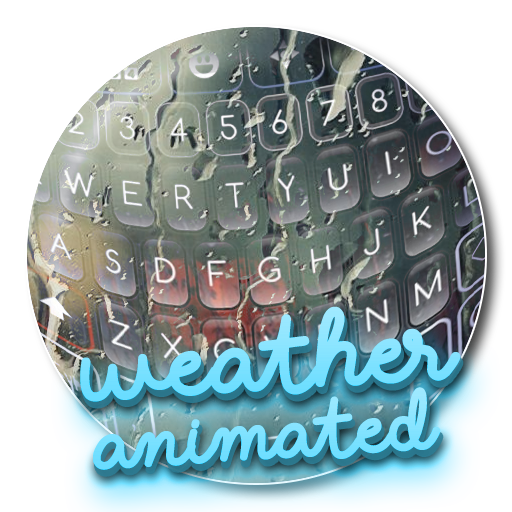 天気アニメーションキーボード