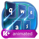 Teclado Animado de Lluvia Cósm APK