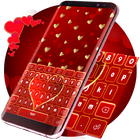 Red Heart Animated Keyboard icon