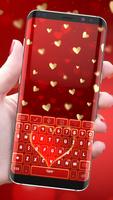 Red Heart Animated Keyboard poster