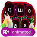 Rainbow Fire Animated Keyboard APK