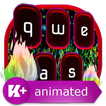 Rainbow Fire Animated Keyboard