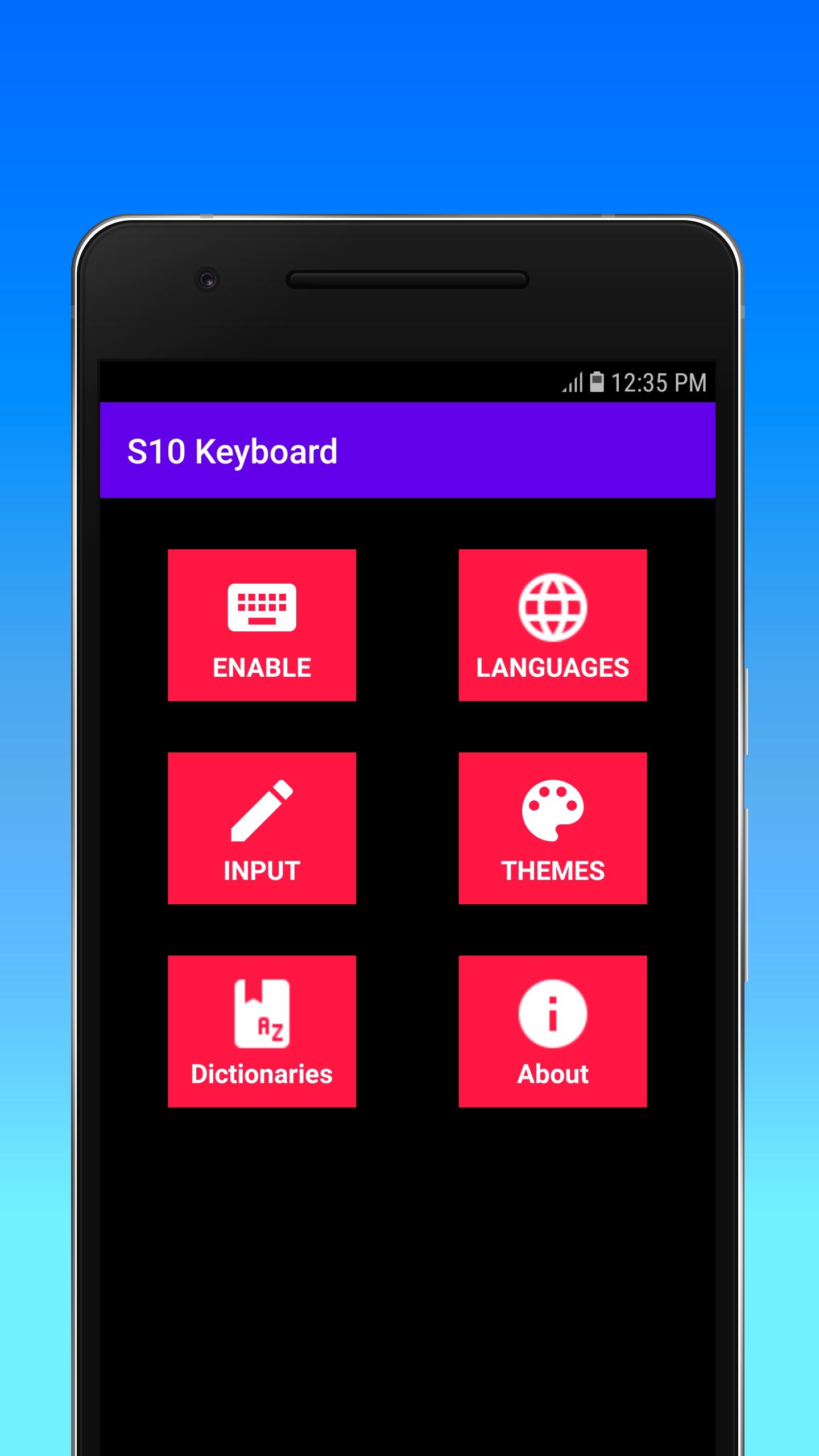 S10 Tastatur Galaxy S10 APK für Android herunterladen