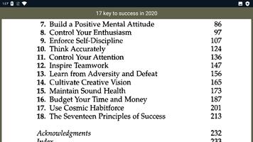 17 Keys to SUCCESS 2020 تصوير الشاشة 1