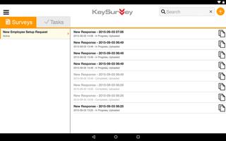برنامه‌نما Key Survey Mobile عکس از صفحه
