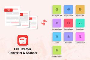 PDF Creator, Converter & Scann پوسٹر