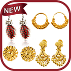 New Earrings Jewellery Design Decorative Rings icône