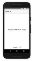 Notes In Notification - Notes captura de pantalla 3