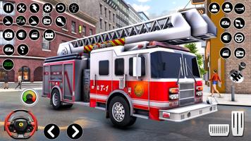 Feuerwehrauto-Simulatorspiel Screenshot 1