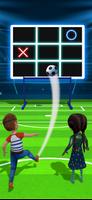 Coup pied football  Tic Tac To capture d'écran 1