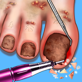 cirurgião de unhas e pés