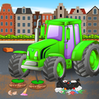 Straßenreinigungs-Truck-Spiele Zeichen