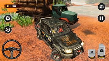 Mud Jeep Games Offroad Driving الملصق