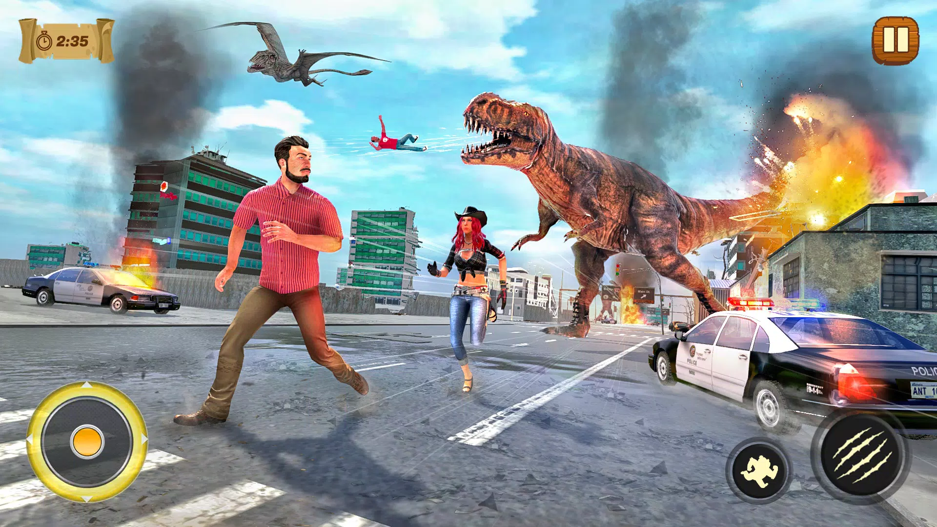 Macaco King Kong vs dinossauros - Baixar APK para Android