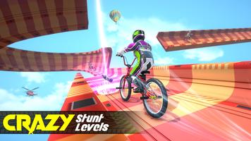 BMX Mega Ramp Fiets Stunt Spel: Fiets Rijder 2020 screenshot 2